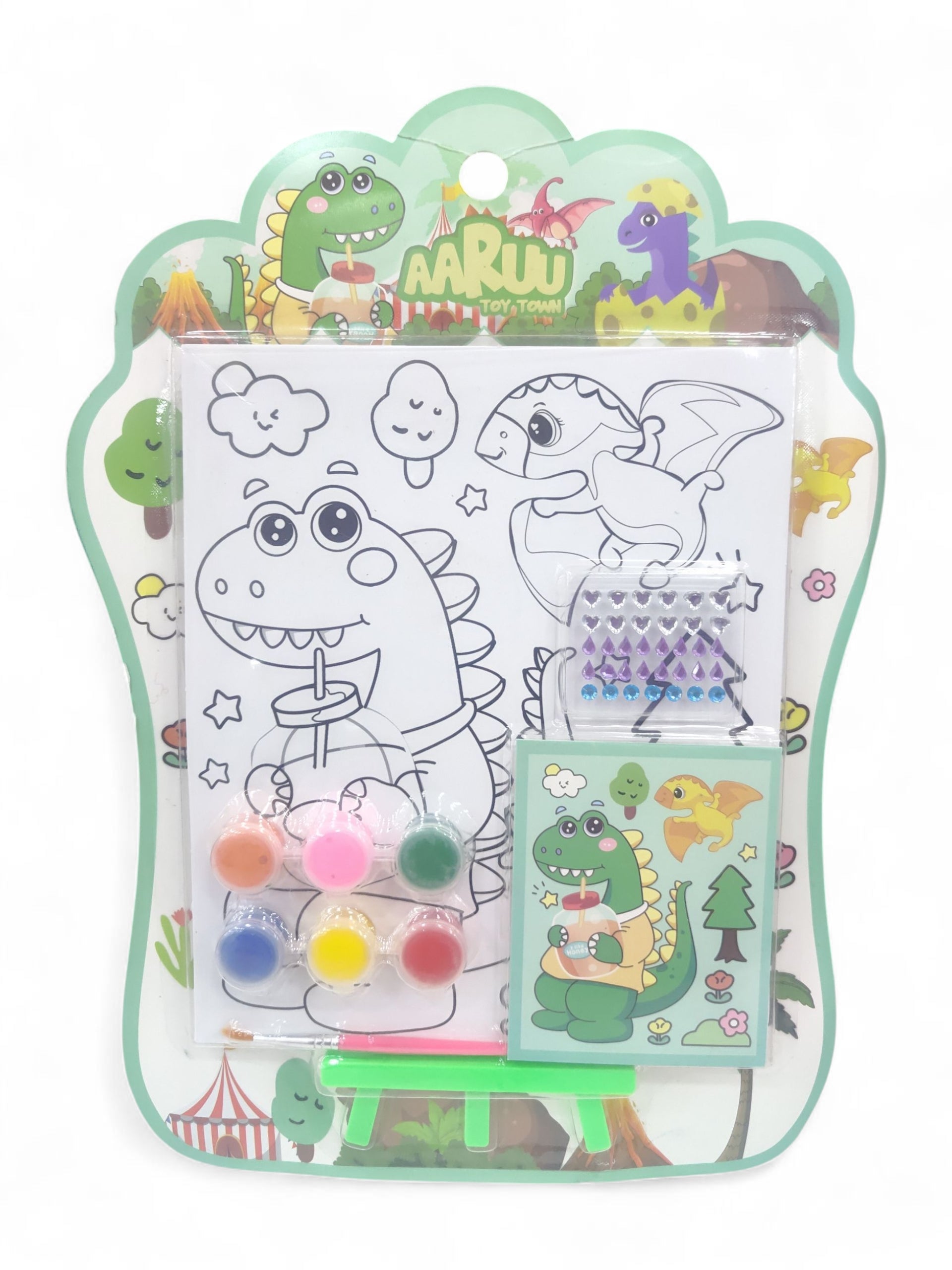 TOY AARUU DRAWING TOWN GREEN TOY AARUU DRAWING TOWN GREEN